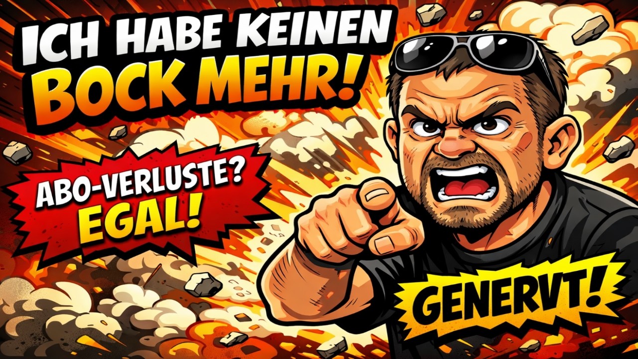 Ich habe keine Lust mehr, es euch recht zu machen!