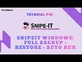 SnipeIT - P10 Snipe-IT Backup & Restore on Windows XAMPP | Manual + Scheduled Tasks