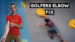 A Possible Solution To Golfer's Elbow: The Climber's Stretch