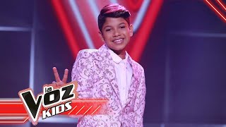 Brayan sings 'Y hubo alguien' in the Final | The Voice Kids Colombia 2021 screenshot 4