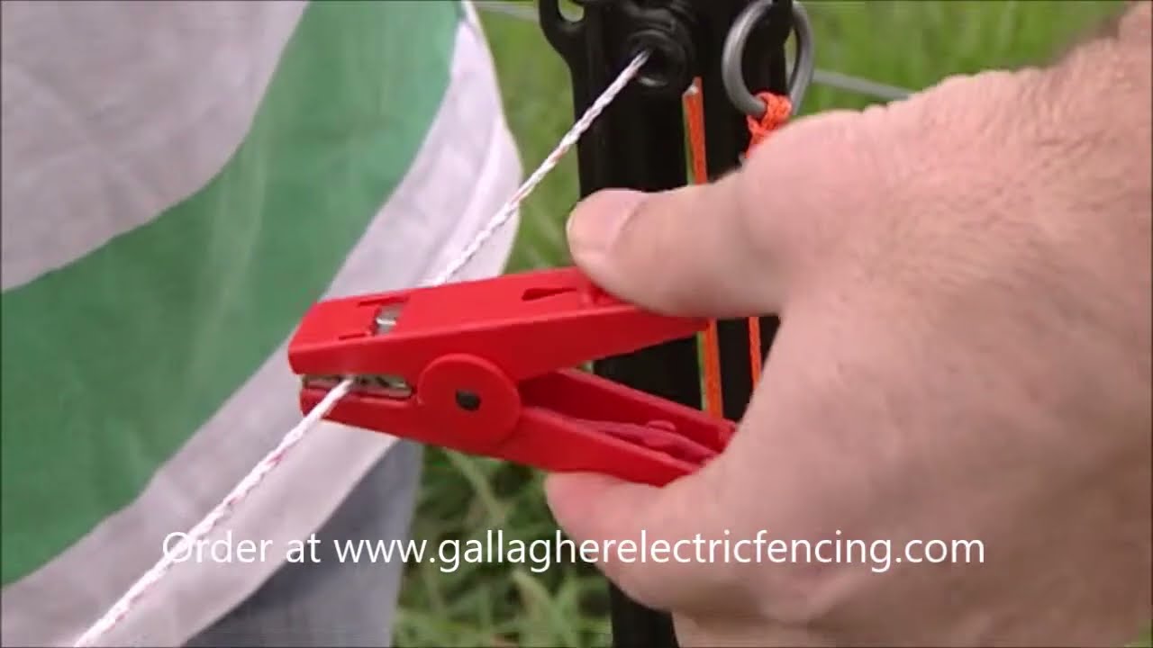 How to set up a Gallagher Smartfence - Electric Fence - YouTube