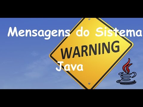 #Tutorial - Mensagens de Aviso, Confirmação e Entrada em Java