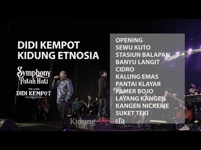 (OFFICIAL AUDIO) Moment konser terakhir bersama Didi Kempot kolaborasi dengan Kidung Etnosia class=