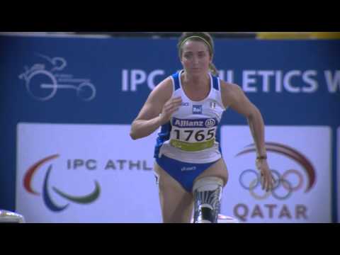 Women's 100m T42 | heat 1 |  2015 IPC Athletics World Championships Doha