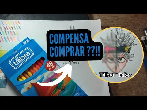 LAPIS DE COR DA TILIBRA 48 CORES - COMPENSA OU NÃO ?!