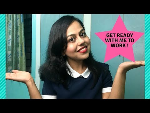 GRWM - Get ready with me to work - outfit & makeup tutorial