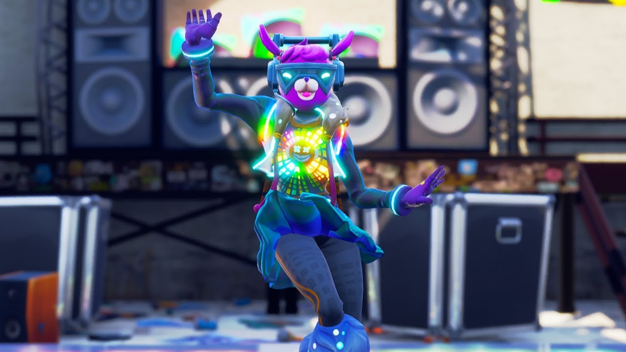 fortnite clean groove emote goes with everything female dj yonder - fortnite clean groove origin