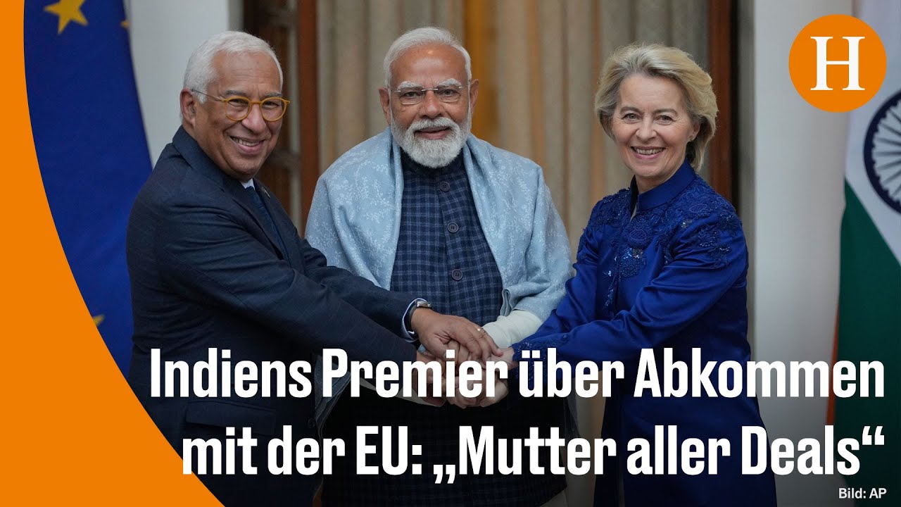 EU und Indien einigen sich auf Freihandelsabkommen - YouTube