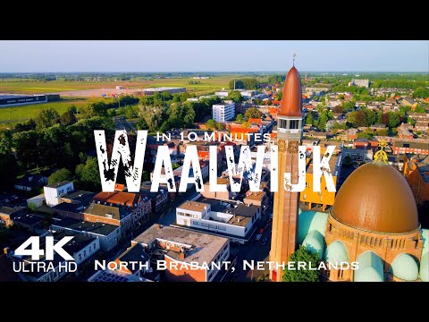 WAALWIJK 2023 🇳🇱 Drone Aerial 4K | Noor Brabant Holland Netherlands Nederland