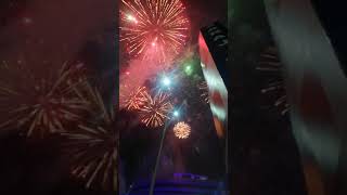 Giga mall new year fire work