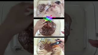 Satisfying Slime Videos ASMR - Mixing Funny Colorful Slime | Cake Slime ASMR #slime #shorts