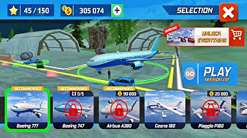 Extreme Flight - AFPS Airplane Flight Pilot Sim - New Levels Unlock -Android/IOS GamePlay