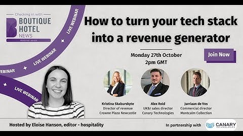BHN Webinar - How to turn your tech stack into a revenue generator