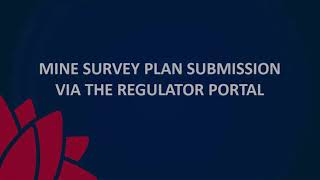Mine survey plan submission to the Regulator screenshot 4