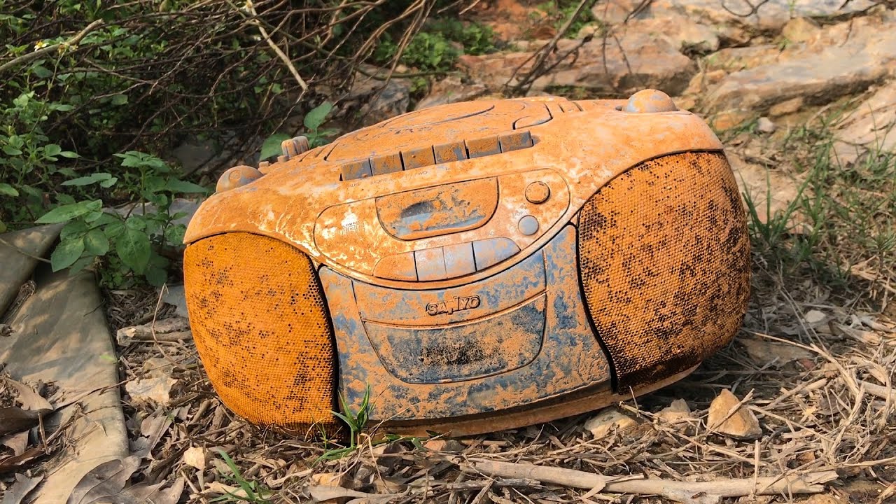 SANYO VCD-V66 | Restoration Cassette Radio Sanyo | Restore Player VCD Sanyo