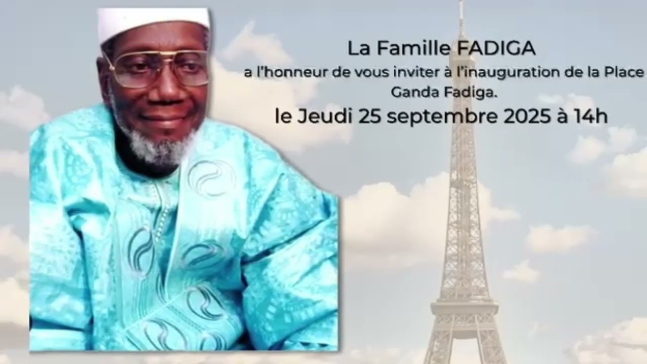 Rendez-vous le 25/09/25 pour l'inauguration. Place El hadji Ganda Fadiga 