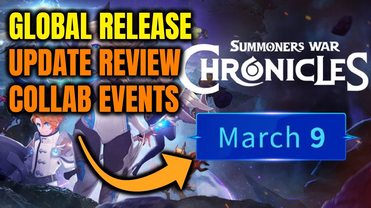 GLOBAL IS HERE, Update, COLLAB Events Summoners War Chronicles YouTube