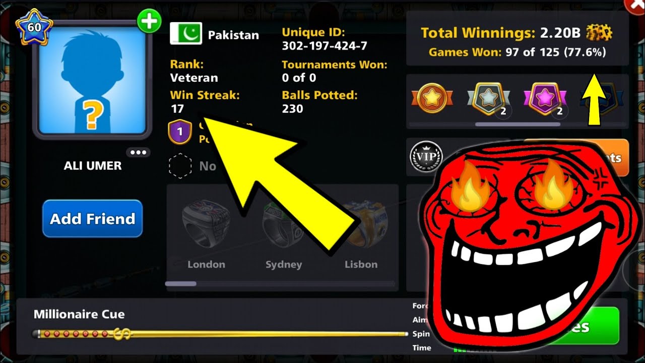 SNAKE TOOL player CHEATED on me in BERLIN for 25,000,000 coins😭 8 ball pool + London to Berlin rings