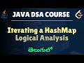 18. Data structures & Algorithms(Telugu) - Iterating a HashMap - (Logical analysis)