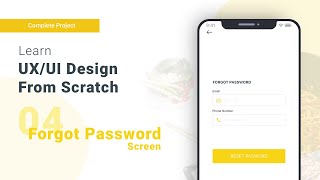 How to Design Password Screen | Mobile App UX/UI Design in Photoshop Complete Course UXUI App Design