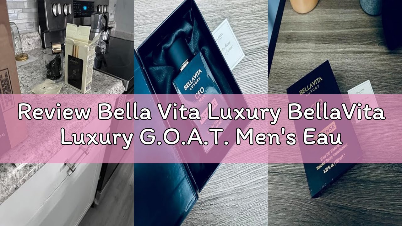 Review Bella Vita Luxury BellaVita Luxury G.O.A.T. Men's Eau De Parfum (3.4 fl.oz) | Natural Refresh