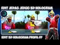 CARA EDIT JEDAG JEDUG 3D HOLOGRAM PROFIL FF DI ALIGHT MOTION