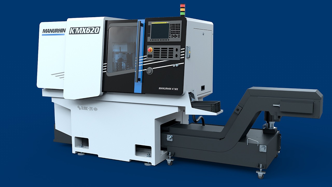 TAJMAC-ZPS/MANURHIN K'MX 520/620 Swiss Type Lathe/Animated