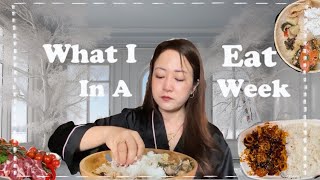 What I Eat In A Week| Home cooked food| Realistic| Life of a YouTuber