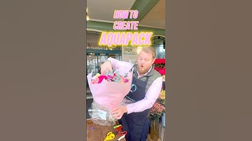 How To Make An Aquapack 💐💦 #florists #flowers #flowershops #lifehacks #tips #waterbubble