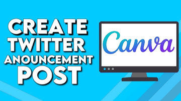 How To Make And Create Twitter Anouncement Post on Canva PC
