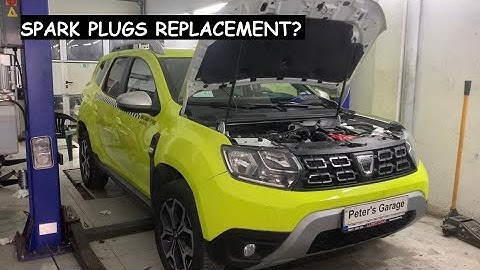 Dacia Duster Dokker 1.6i Spark plugs replacement