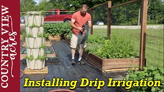 Installing Drip Irrigation in the Garden