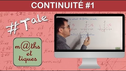 Etudier graphiquement la continuité d