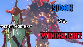 Sidon defeats Windblight using only... Vah Medoh's turrets? - Breath of the Wild What If?!