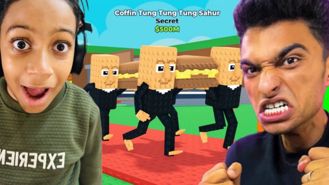 عودة التونج تونج تونج ساهور وجيش من الاكى بلوك فى ماب STEAL A BRAINROT وسرقة اخويا عبده ماندو