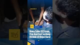 BERITA SUMUT | Bawa Sabu 202 Gram, Pria Asal Deli Serdang Diciduk di Binjai Barat