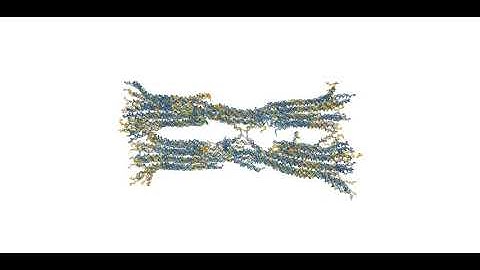 Relaxation of a DNA origami switch (side view)