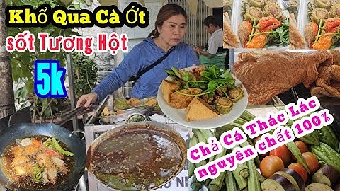 choáng ngộp xe Khổ Qua Cà Ớt Chả Cá Thác Lác cam kết 100% nguyên chất hiếm có tại Sài Gòn chỉ 5k