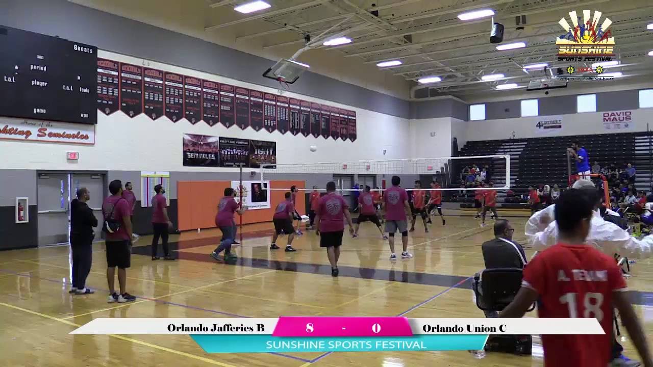 Sunshine Sports Festival 2016 Live Volleyball Orlando Union C vs