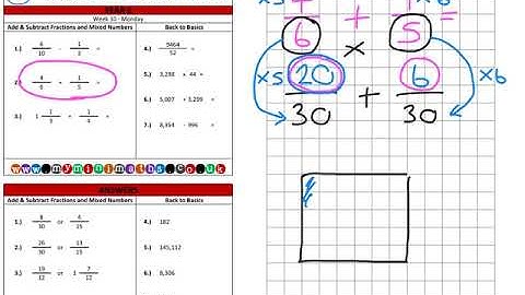 YEAR 6 Mini-maths Video Tutorial - Week 10 - Monday