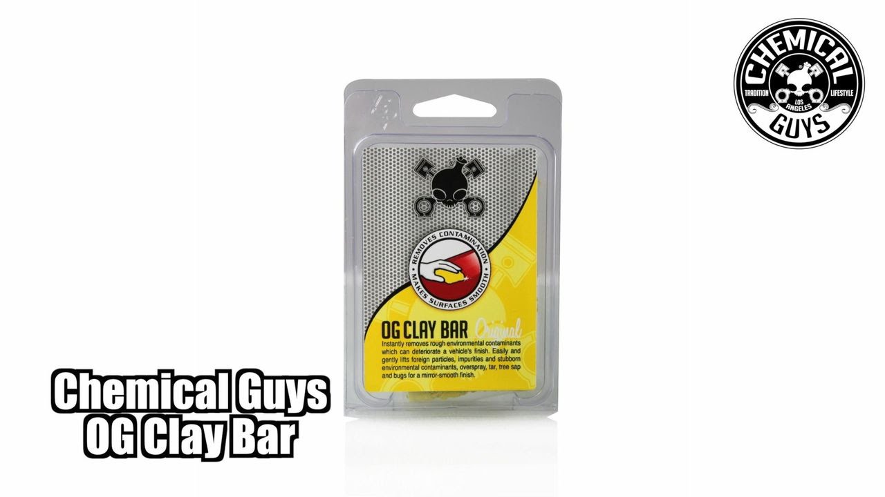 CLY_400 - Clay Bar, Yellow (Light/Medium) (100 g) - Chemical Guys Canada