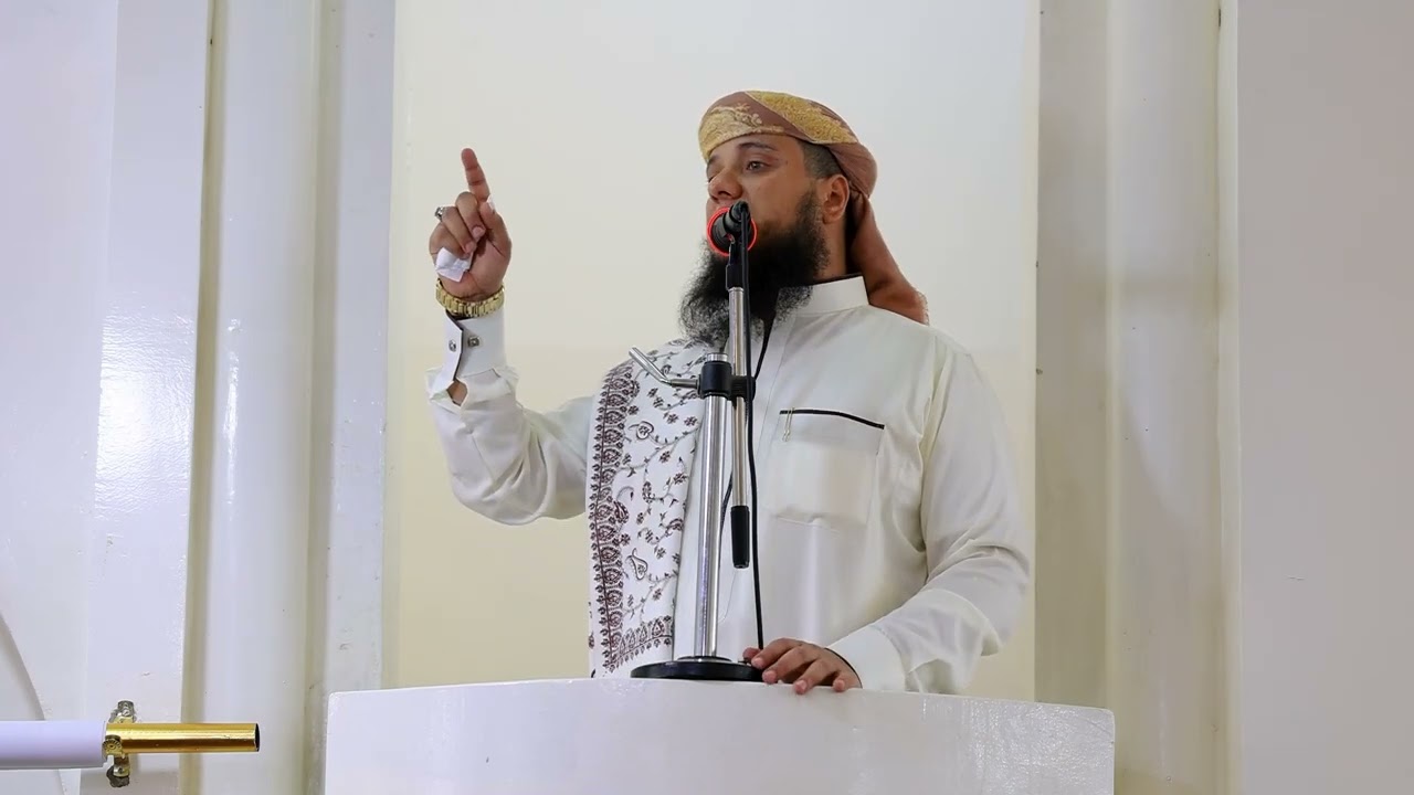 خطبة الجمعة في مسجد جامع قعوضة للشيخ/ احمد بن فضل العبدلي - بعنوان 