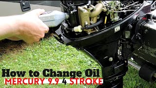 How to Change Oil in Mercury 9.9 4 Stroke