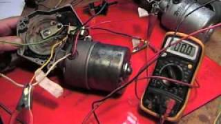 Willcox Corvette  1968 Corvette Wiper Motor Bench Test