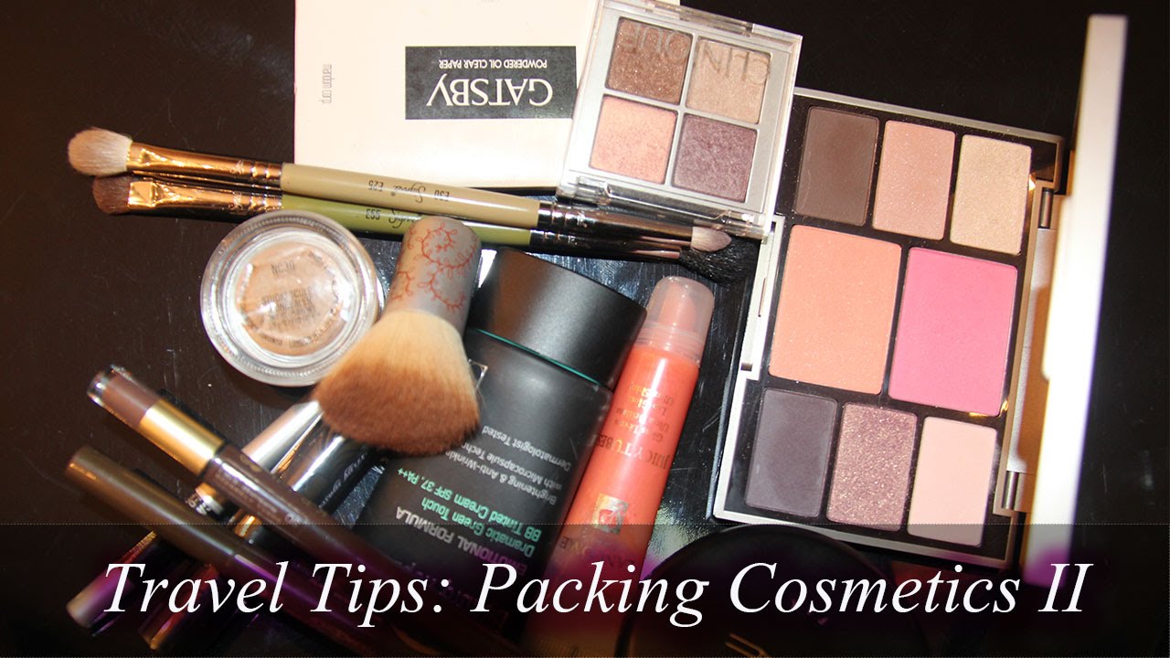 Travel Tips: Packing Cosmetics Part 2 - YouTube