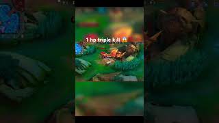 1 hp clutch 😱💯#mobilelegends #mlbb #shortsfeed #shots #mobilelegendsbangbang le