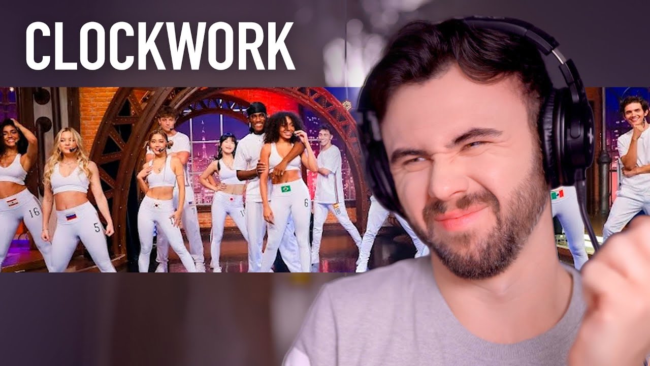 (React) Now United - Clockwork (The Noite) VÍDEO COM MUITAS PAUSAS
