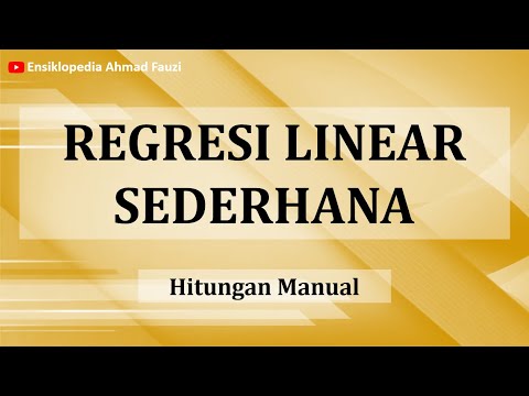 Video: Bagaimana Menghitung Regresi