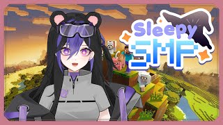 【SleepySMP Minecraft】Continuing with da house!【Mouno Krome】