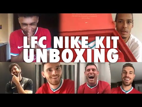 LFC&#039;s new Nike kit unboxing with Van Dijk, Ox and the lads | &#039;It&#039;s absolutely FIRE&#039; 🔥🔥🔥